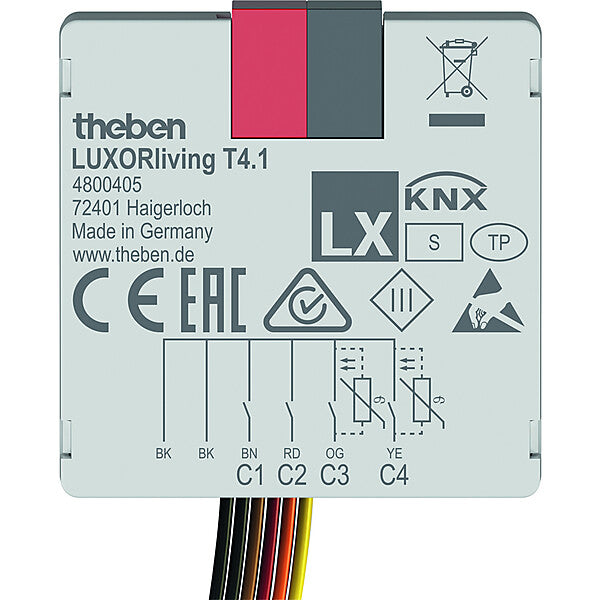 Theben Tasterschnittstelle LUXORliving LUXORliving T4.1